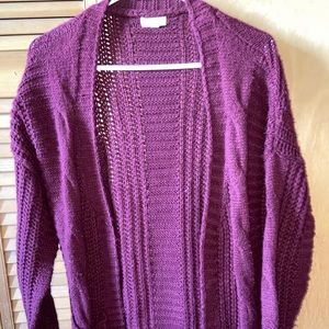 Burgundy Debut Caridgan